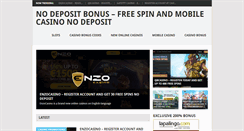 Desktop Screenshot of bonusfreecasino.com