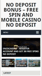 Mobile Screenshot of bonusfreecasino.com